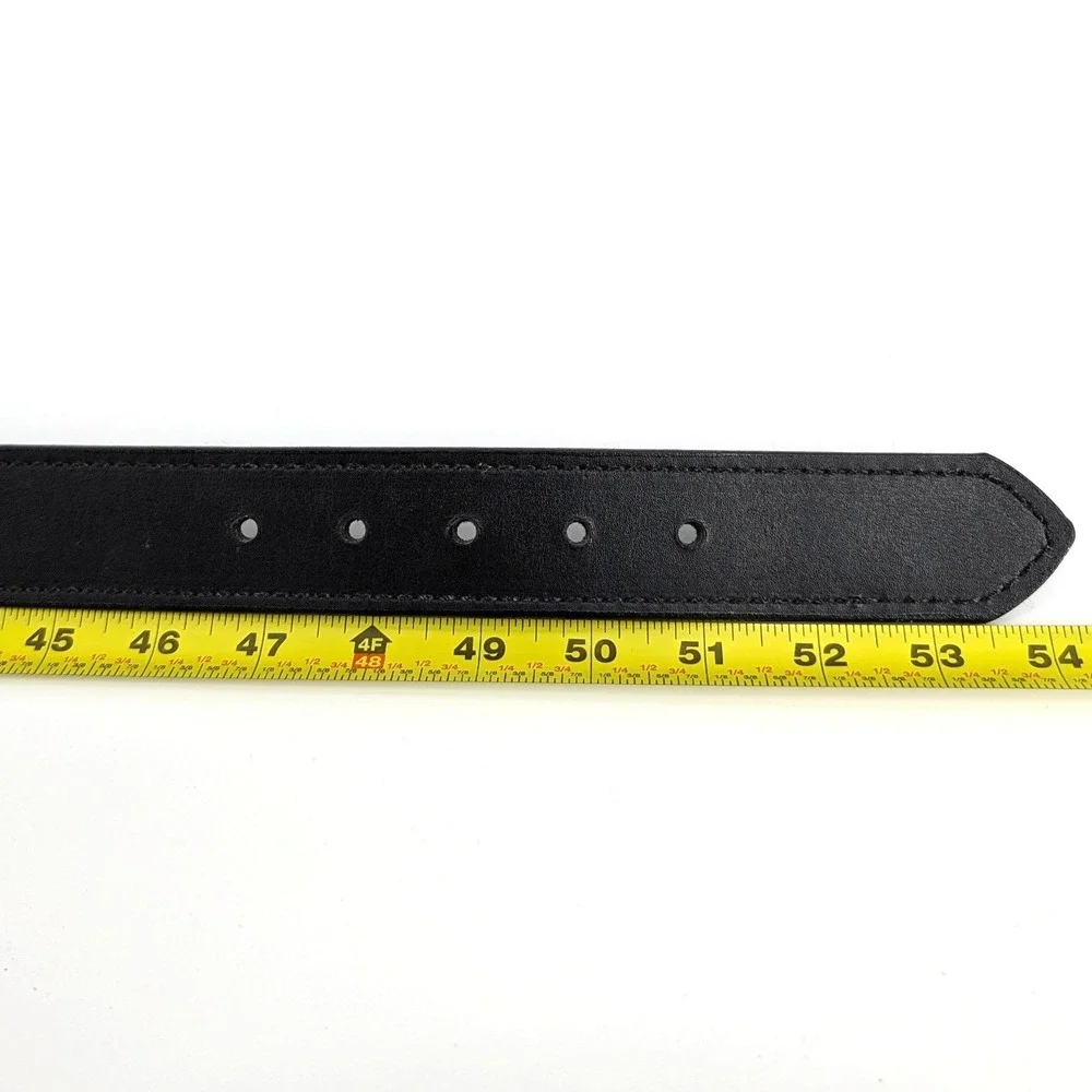 DeSantis‎ E25 Economy Leather Belt Black Tactical Duty Made in USA Size 48